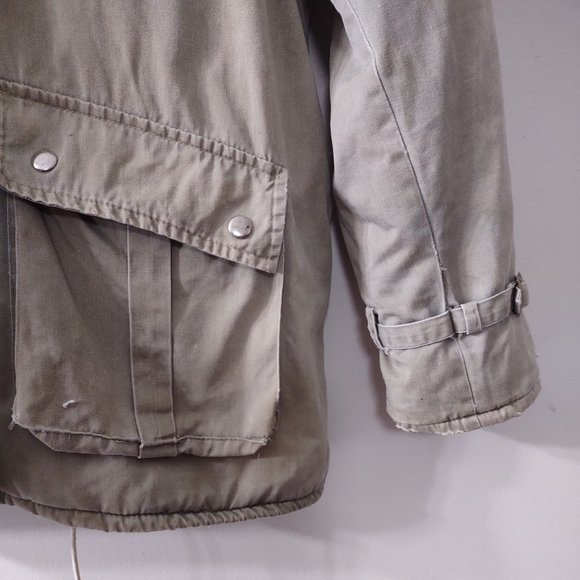 Vintage Quilt Lined Utility Coat, Size Small - Picture 4 of 13